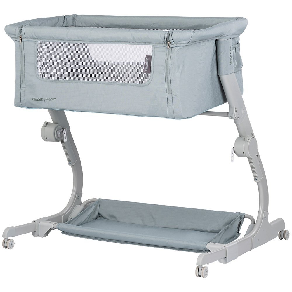 CHIPOLINO Patut co-sleeper Eleganza Basil cu laterala culisanta si pozitie anti-reflux