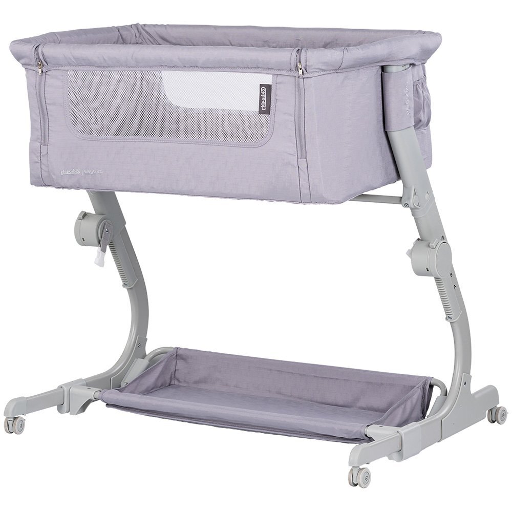 CHIPOLINO Patut co-sleeper Eleganza Cloud cu laterala culisanta si pozitie anti-reflux