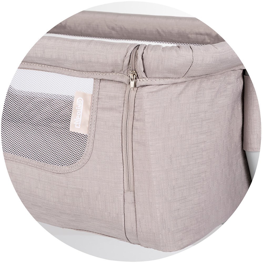 CHIPOLINO Patut co-sleeper Eleganza Tiramisu cu laterala culisanta si pozitie anti-reflux