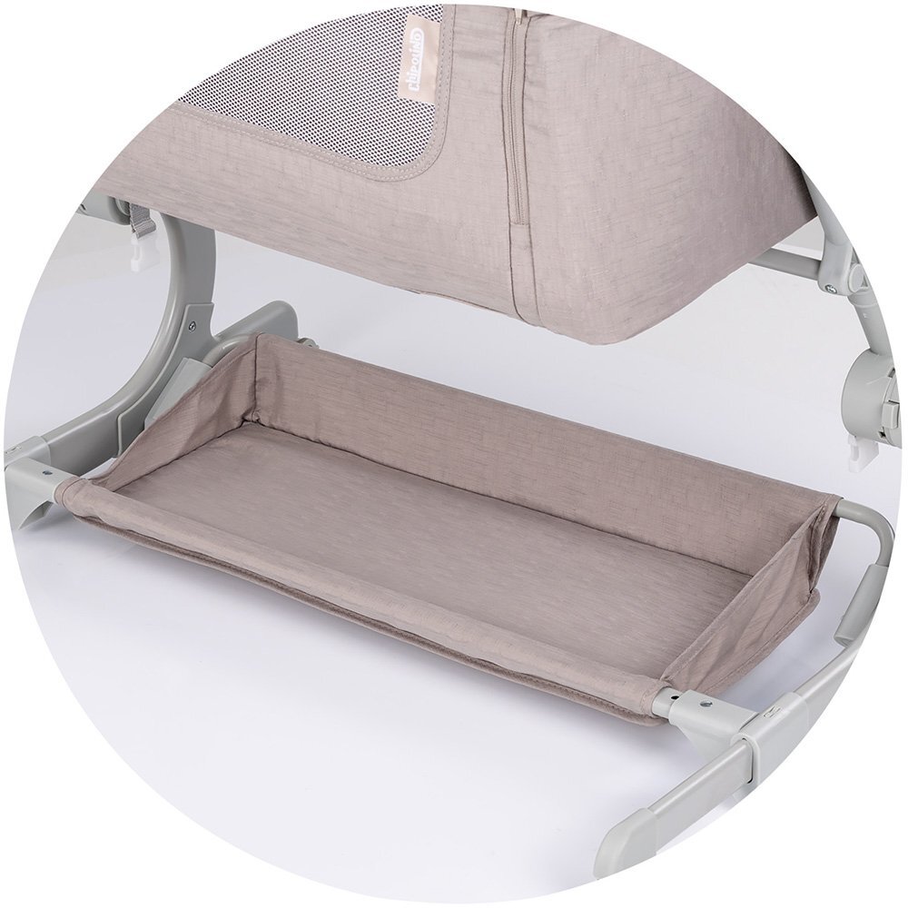 CHIPOLINO Patut co-sleeper Eleganza Tiramisu cu laterala culisanta si pozitie anti-reflux