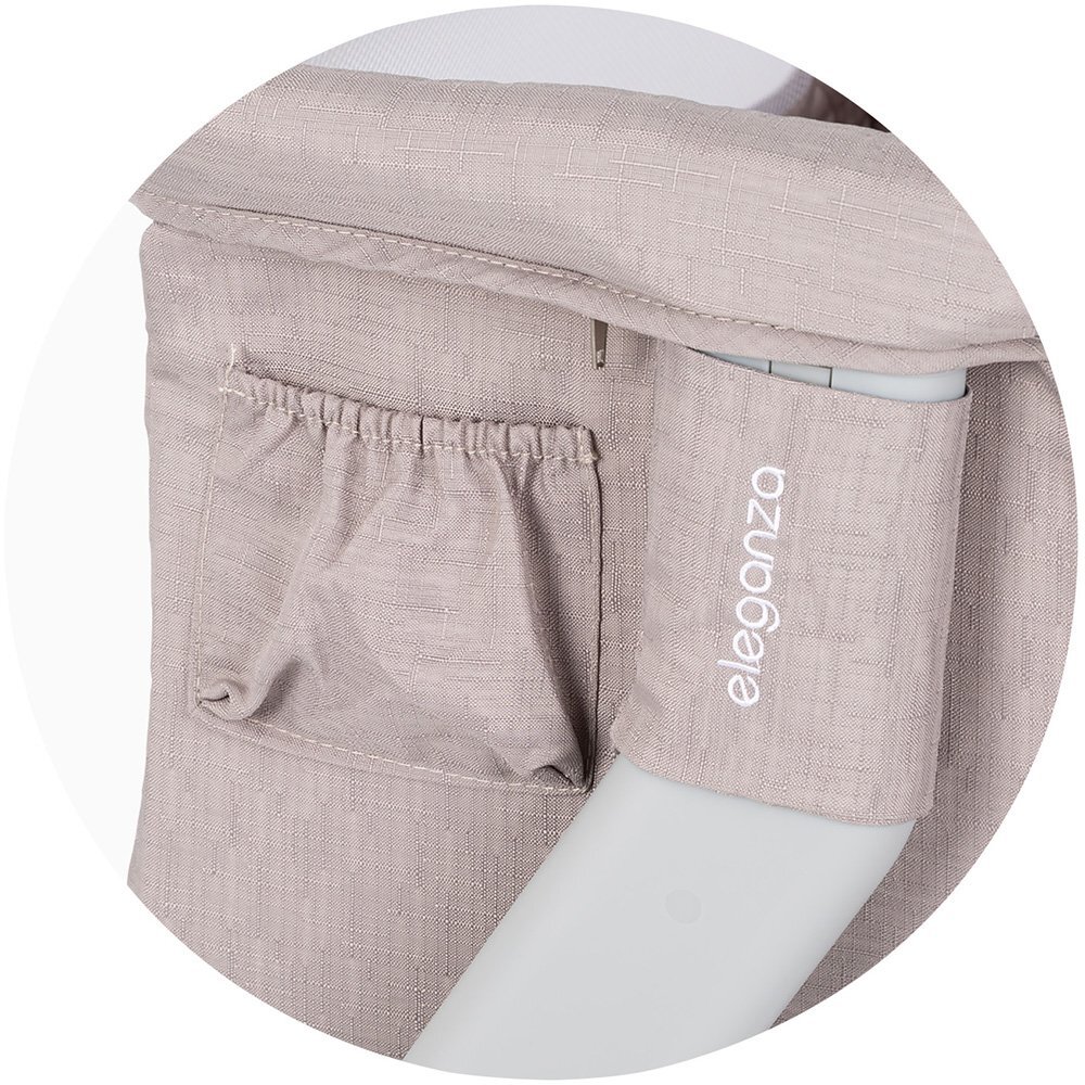 CHIPOLINO Patut co-sleeper Eleganza Tiramisu cu laterala culisanta si pozitie anti-reflux