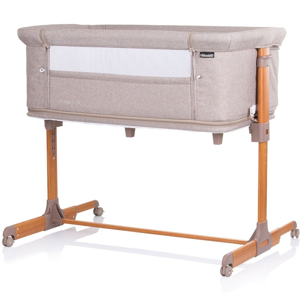 CHIPOLINO Patut Co-Sleeper si Tarc Mommy n Me beige wood