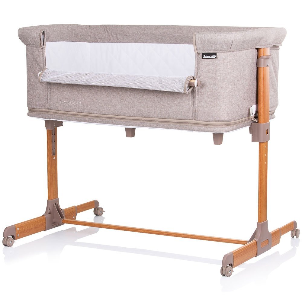 CHIPOLINO Patut Co-Sleeper si Tarc Mommy n Me beige wood