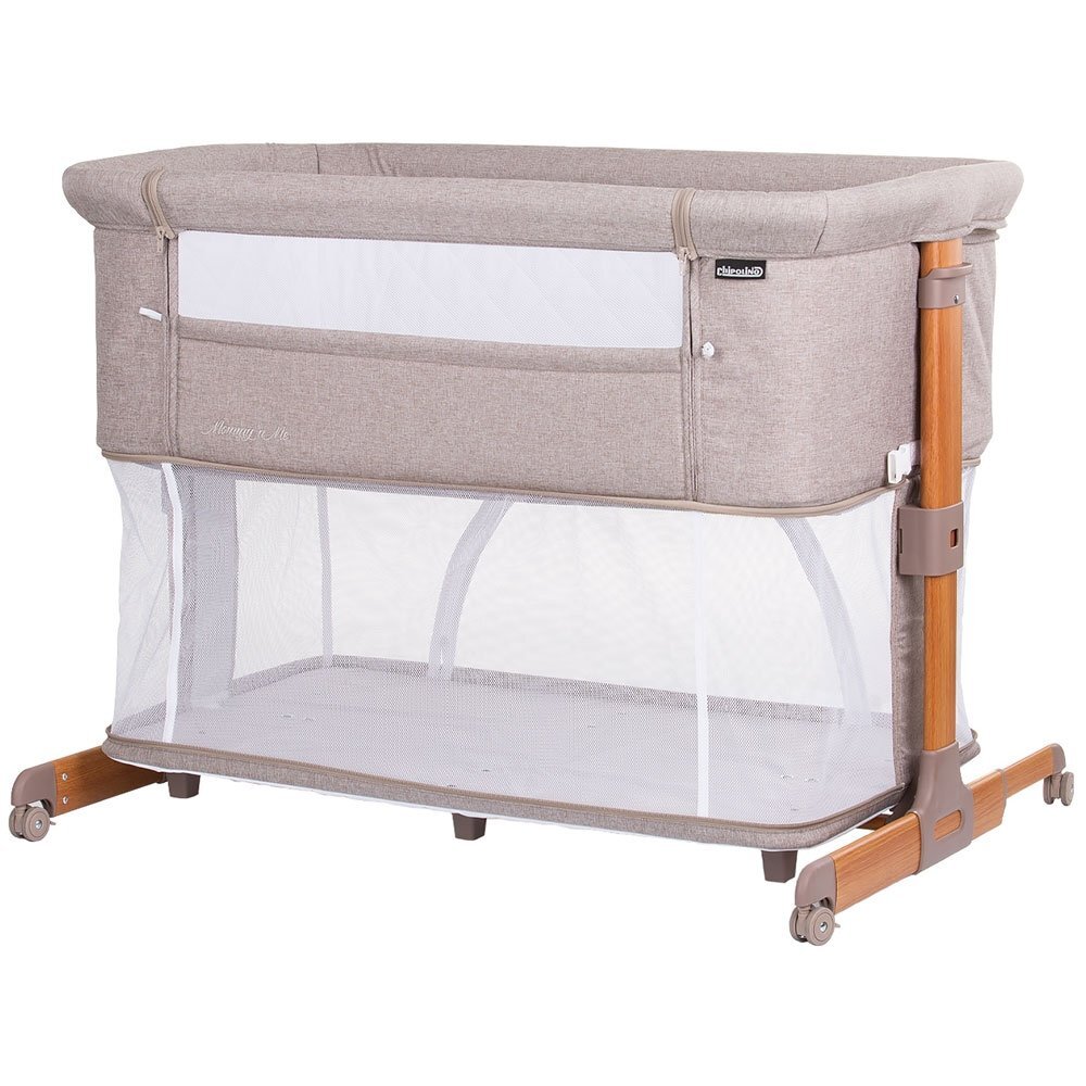 CHIPOLINO Patut Co-Sleeper si Tarc Mommy n Me beige wood