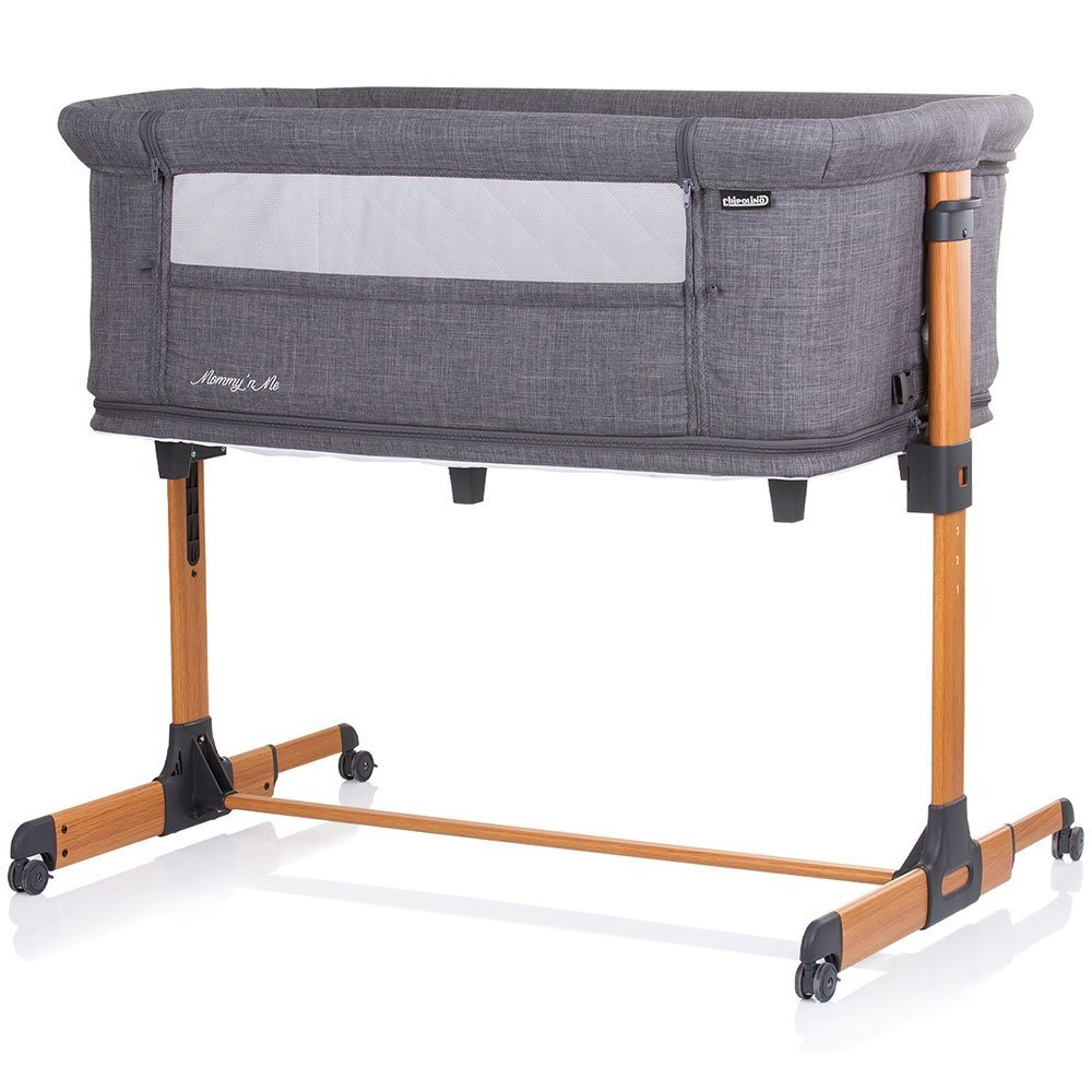 CHIPOLINO Patut Co-Sleeper si Tarc Mommy n Me graphite wood