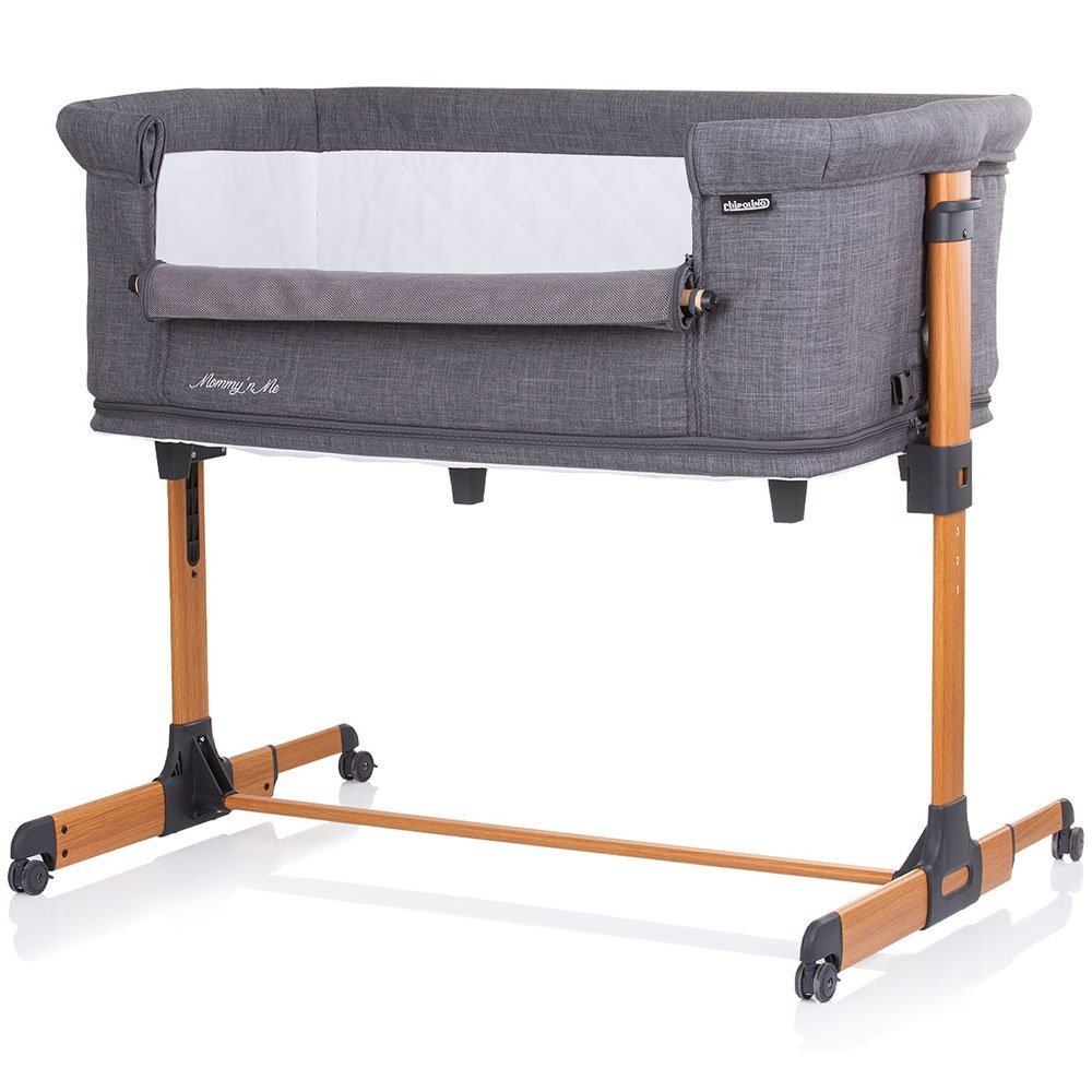 CHIPOLINO Patut Co-Sleeper si Tarc Mommy n Me graphite wood
