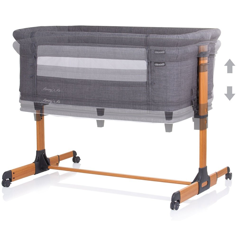CHIPOLINO Patut Co-Sleeper si Tarc Mommy n Me graphite wood