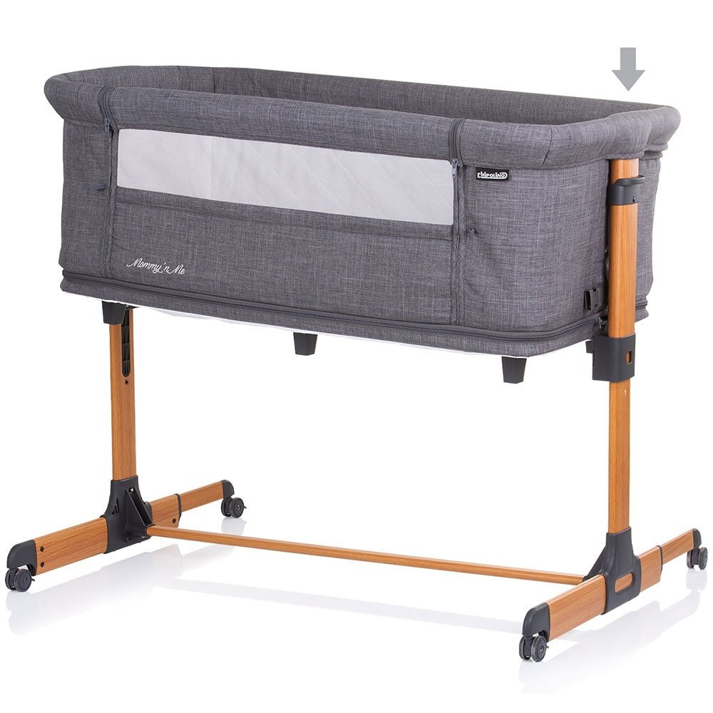 CHIPOLINO Patut Co-Sleeper si Tarc Mommy n Me graphite wood