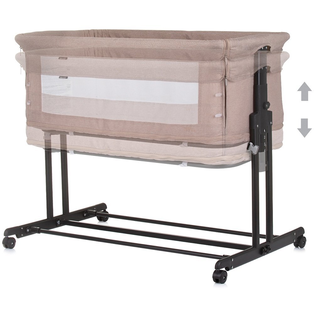 CHIPOLINO Patut co-sleeper si tarc Zen macadamia