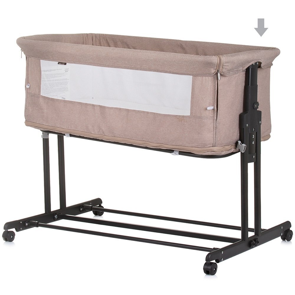 CHIPOLINO Patut co-sleeper si tarc Zen macadamia