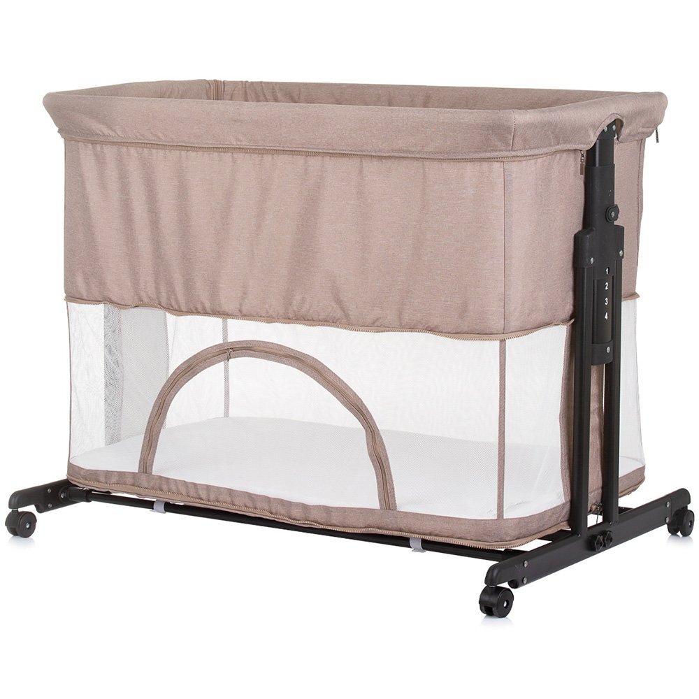 CHIPOLINO Patut co-sleeper si tarc Zen macadamia