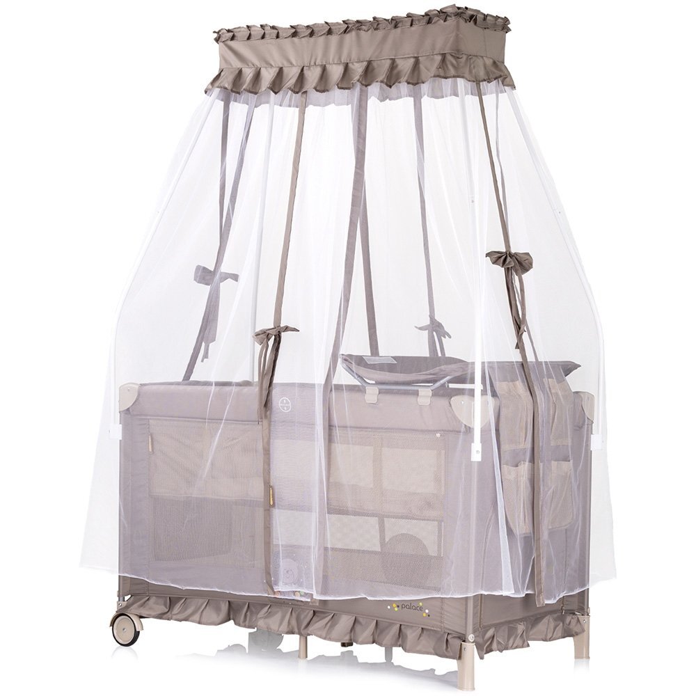 CHIPOLINO Patut pentru copii Palace Bear beige pliabil