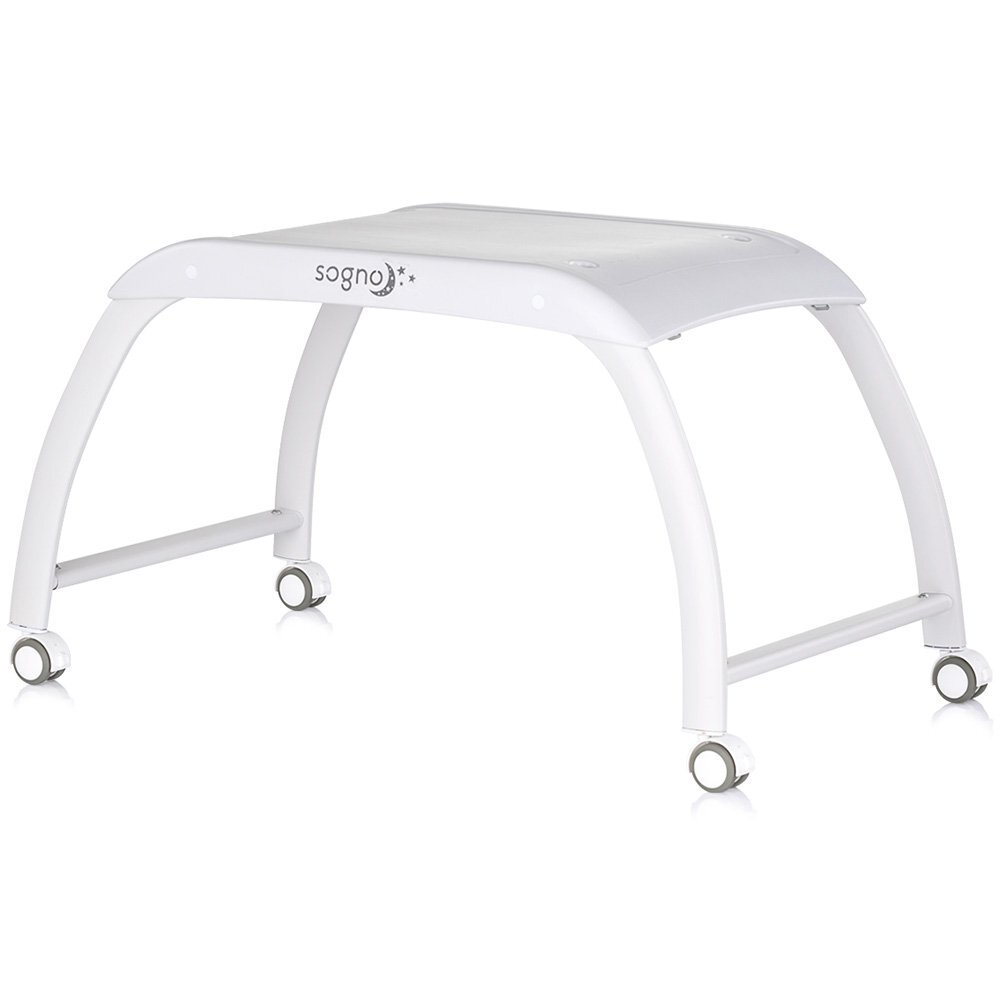 CHIPOLINO Patut pentru copii Sogno 2 in 1 grey cu leganare si cantar integrat