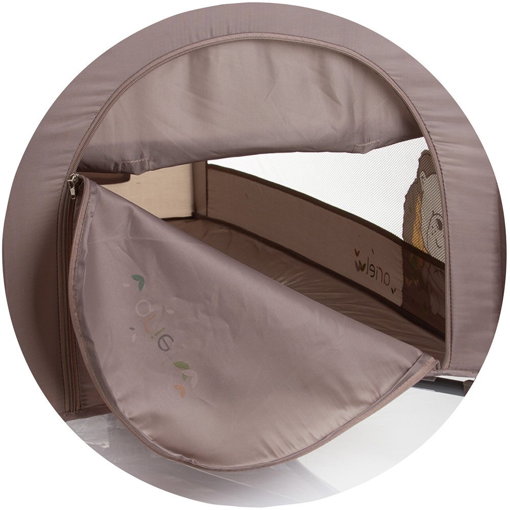 CHIPOLINO Patut pliabil Ariel macadamia