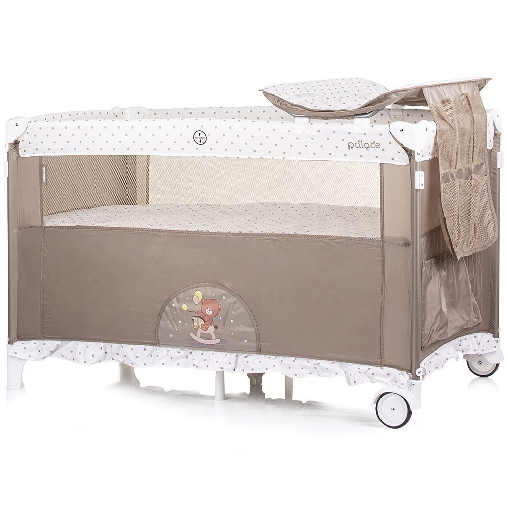 CHIPOLINO Patut pliabil Palace Bear beige