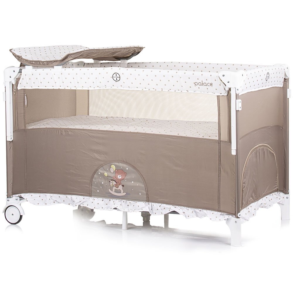 CHIPOLINO Patut pliabil Palace Bear beige