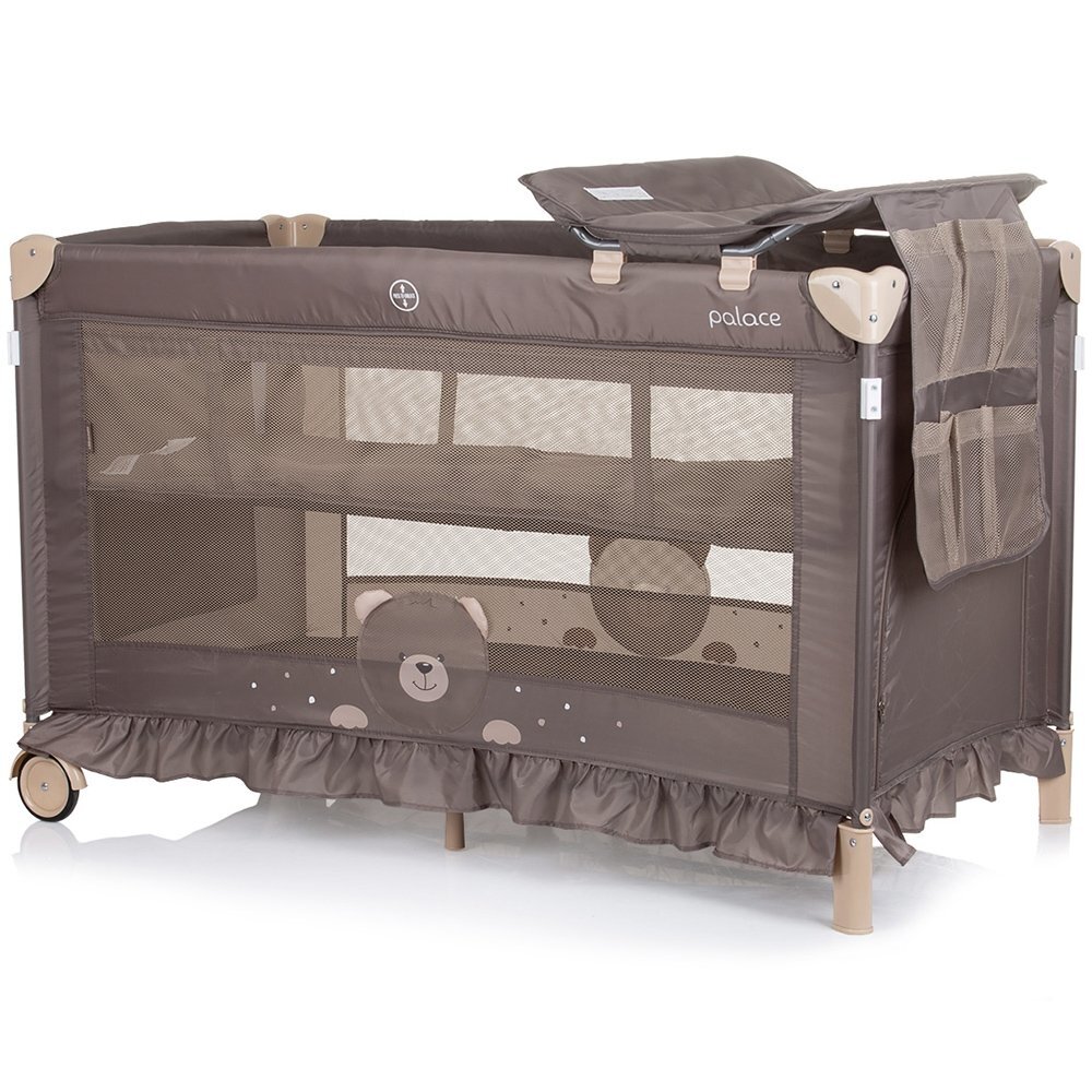 CHIPOLINO Patut pliabil Palace Bear beige