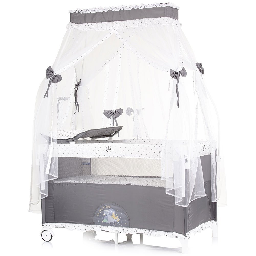 CHIPOLINO Patut pliabil Palace Dino grey