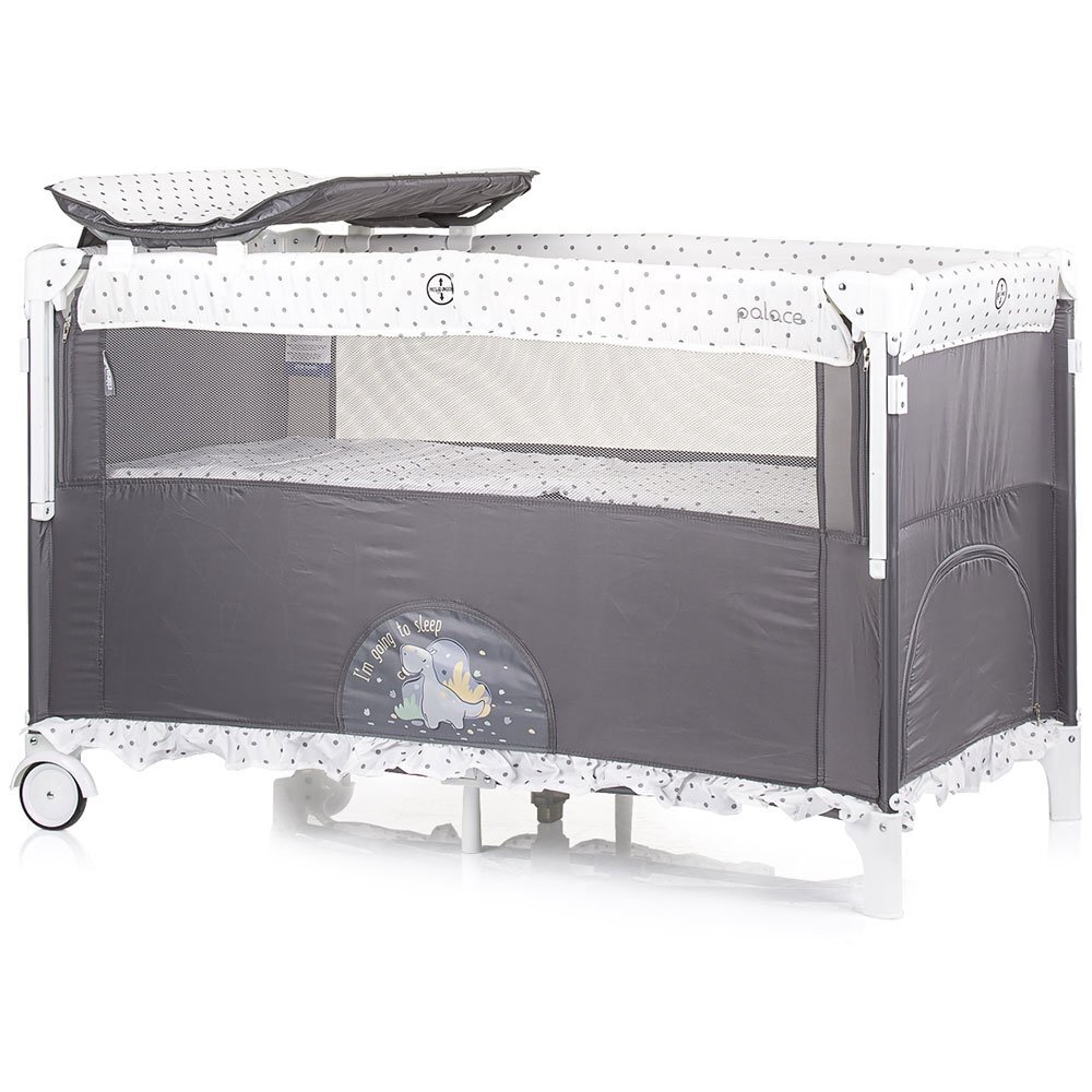 CHIPOLINO Patut pliabil Palace Dino grey
