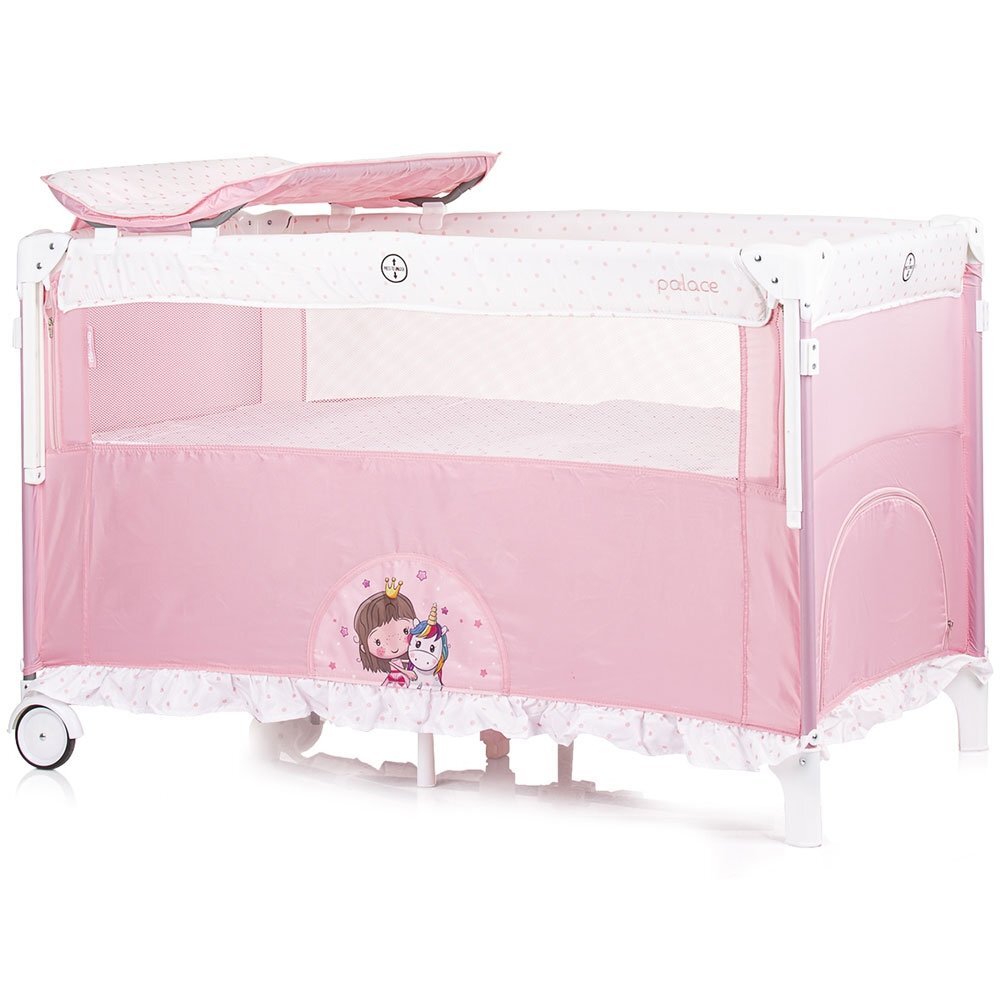 CHIPOLINO Patut pliabil Palace Princess pink