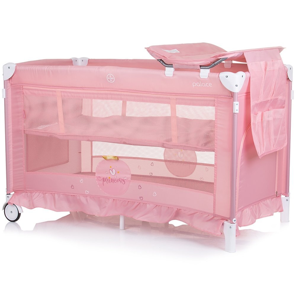 CHIPOLINO Patut pliabil Palace Princess pink