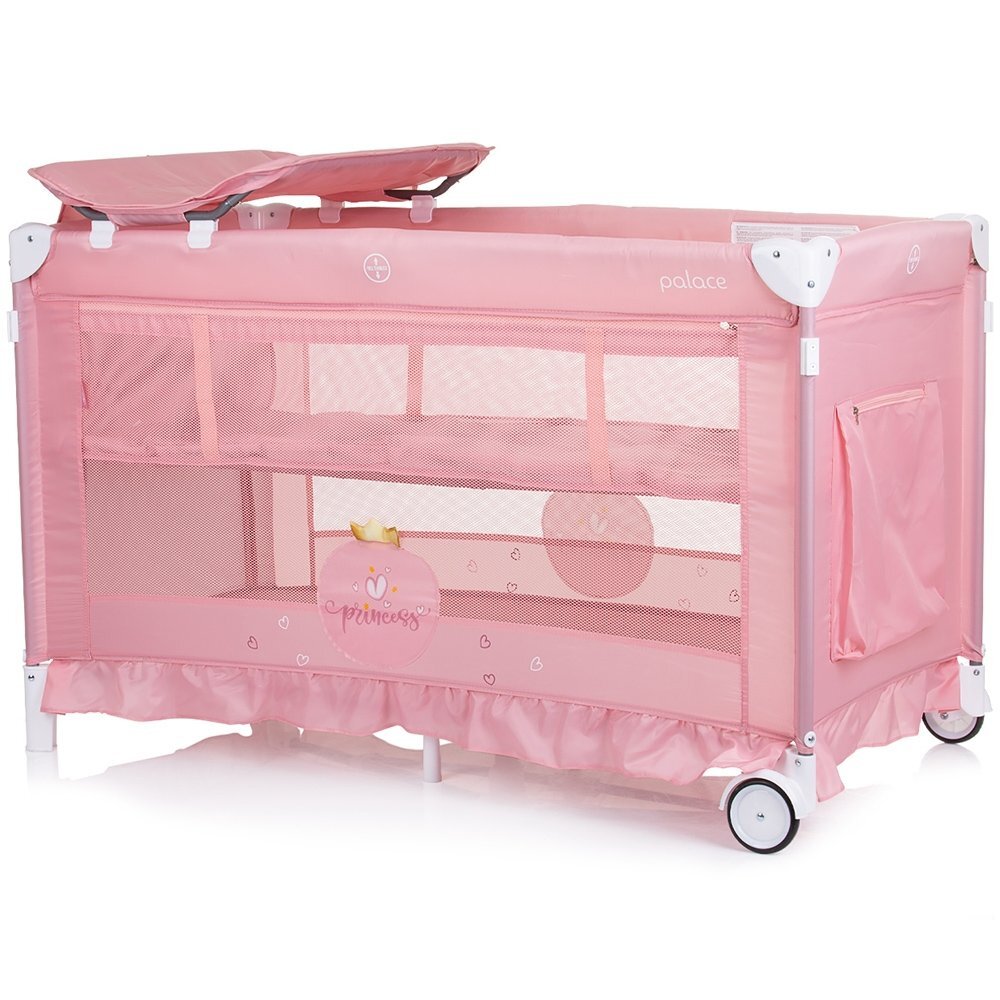 CHIPOLINO Patut pliabil Palace Princess pink