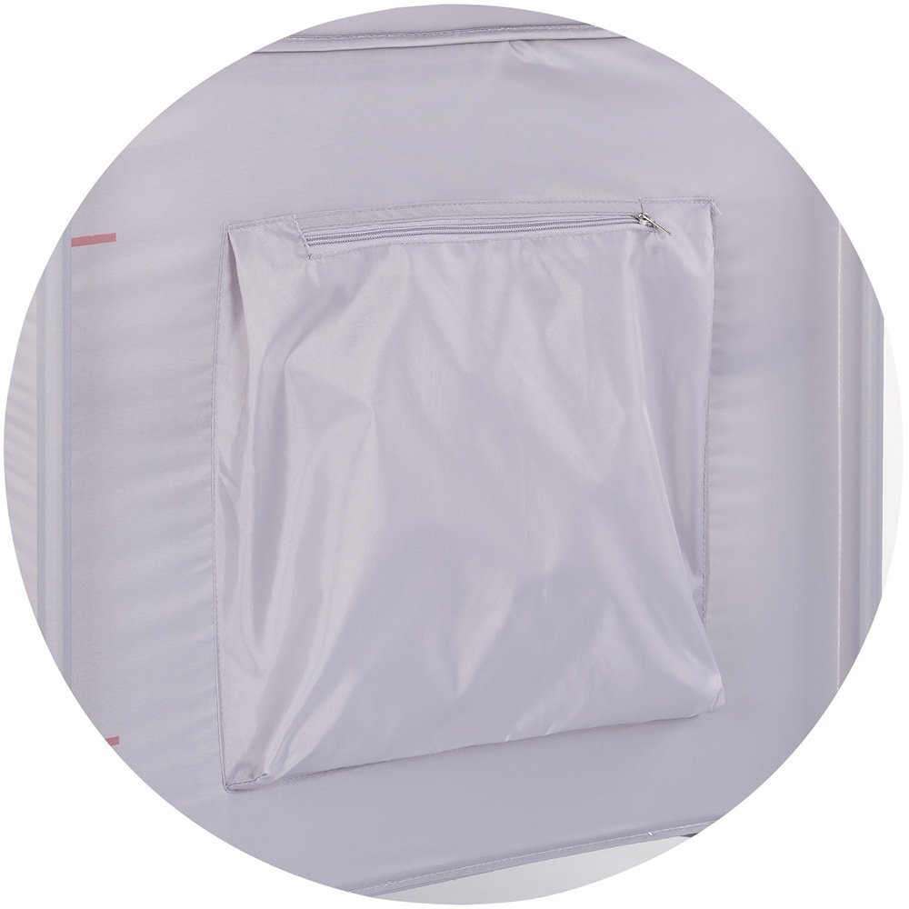 CHIPOLINO Patut pliabil pentru copii Ariel Platinum 120x60 cm doua nivele intrare laterala cu fermoar geanta pentru transport