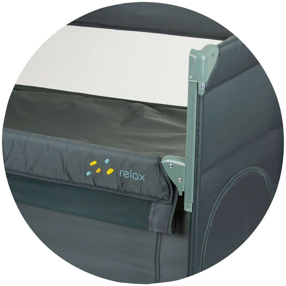 CHIPOLINO Patut pliabil Relax pastel green cu laterala culisanta