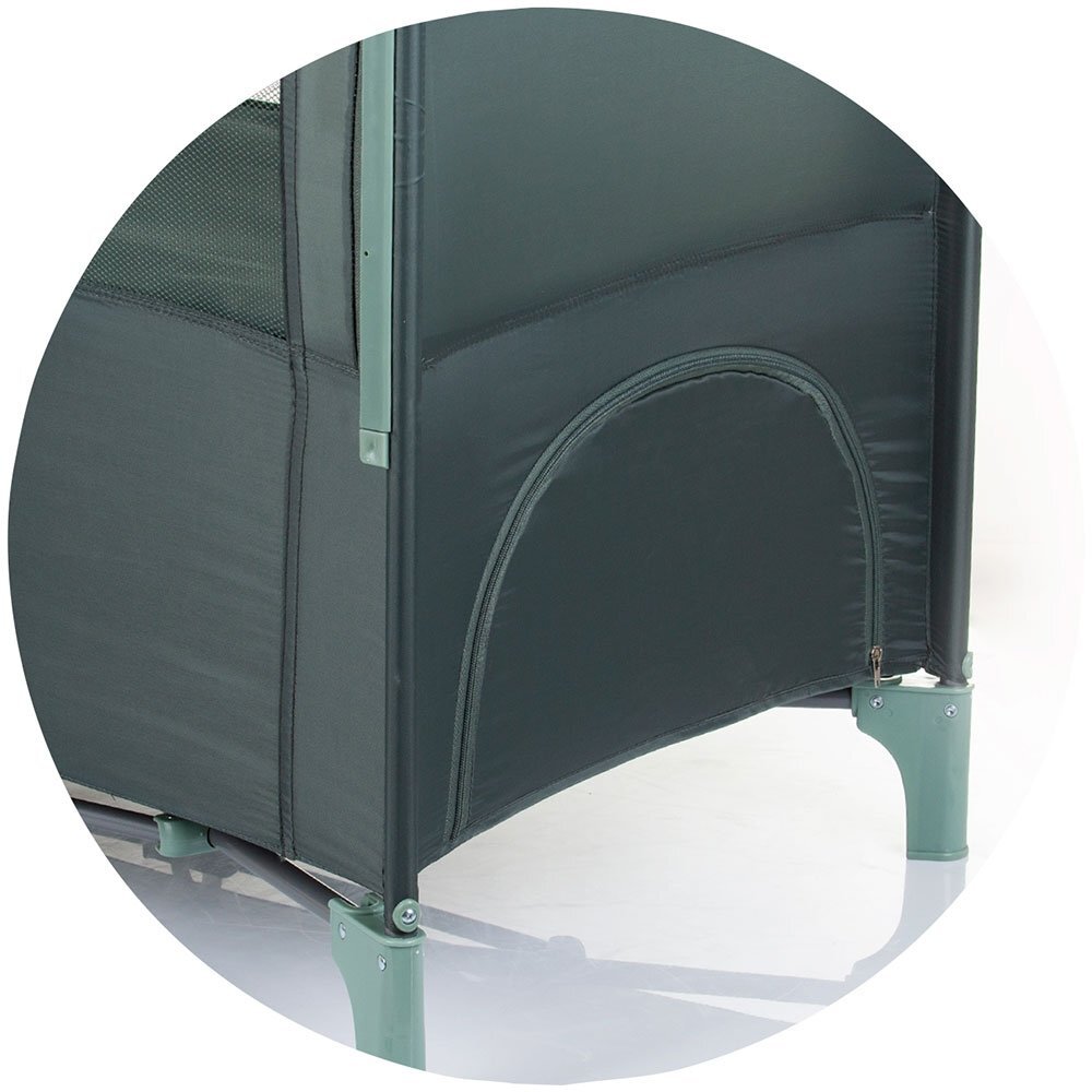 CHIPOLINO Patut pliabil Relax pastel green cu laterala culisanta