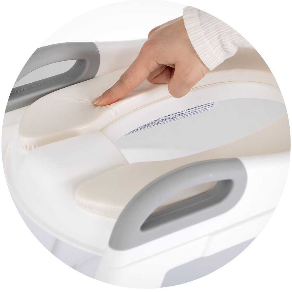 CHIPOLINO Reductor toaleta cu scara pentru copii Kiddy grey