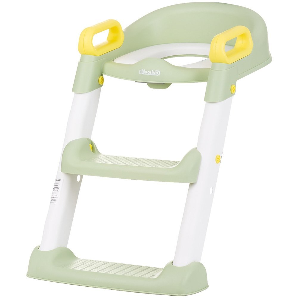 CHIPOLINO Reductor toaleta cu scara Skippy green