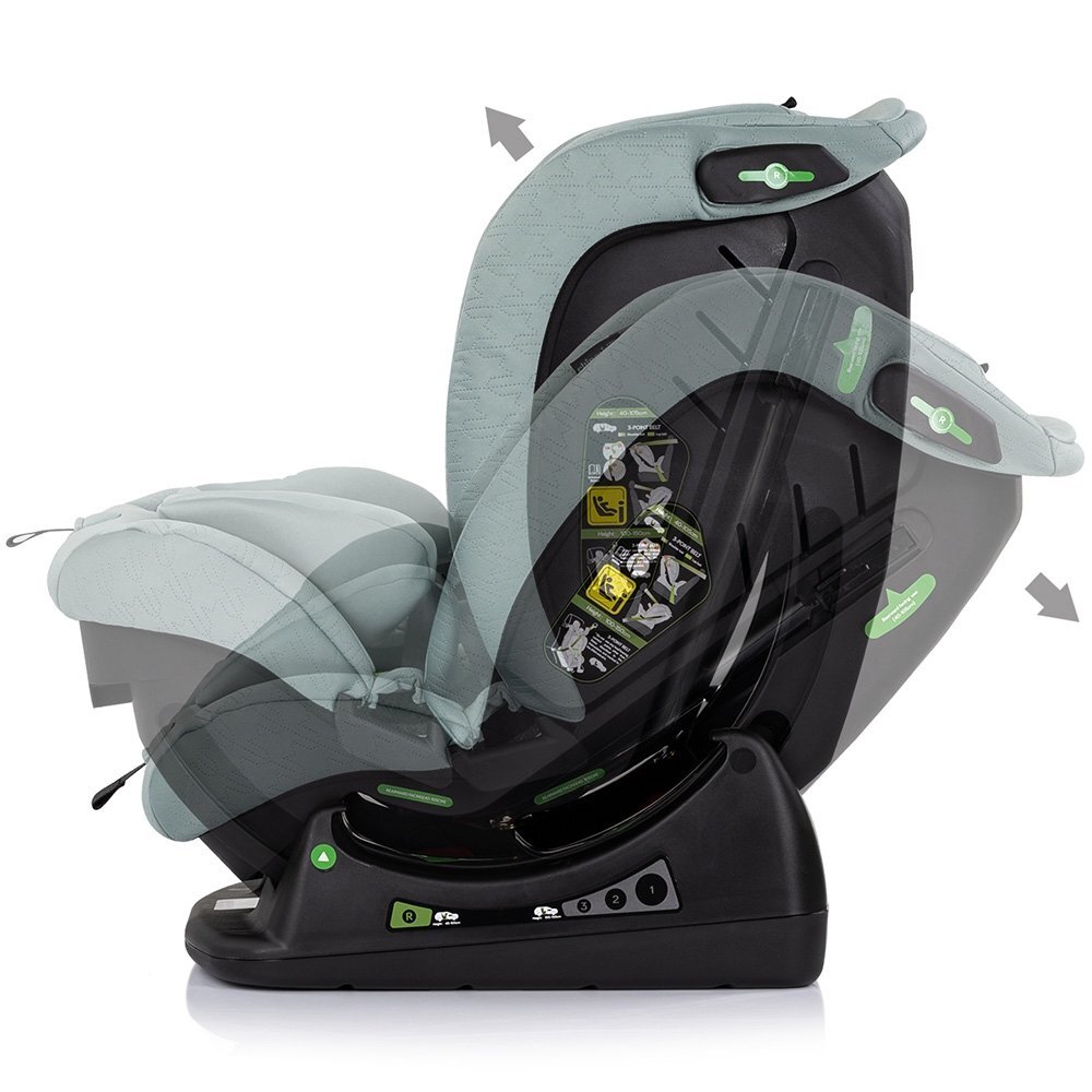 CHIPOLINO Scaun auto Aviato Basil I-Size 40-150 cm spatar reglabil husa detasabila perna moale