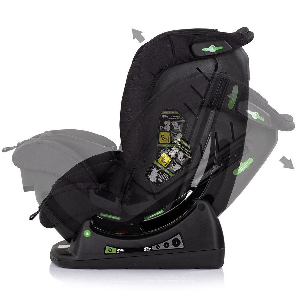 CHIPOLINO Scaun auto Aviato Blackberry I-Size 40-150 cm spatar reglabil husa detasabila perna moale