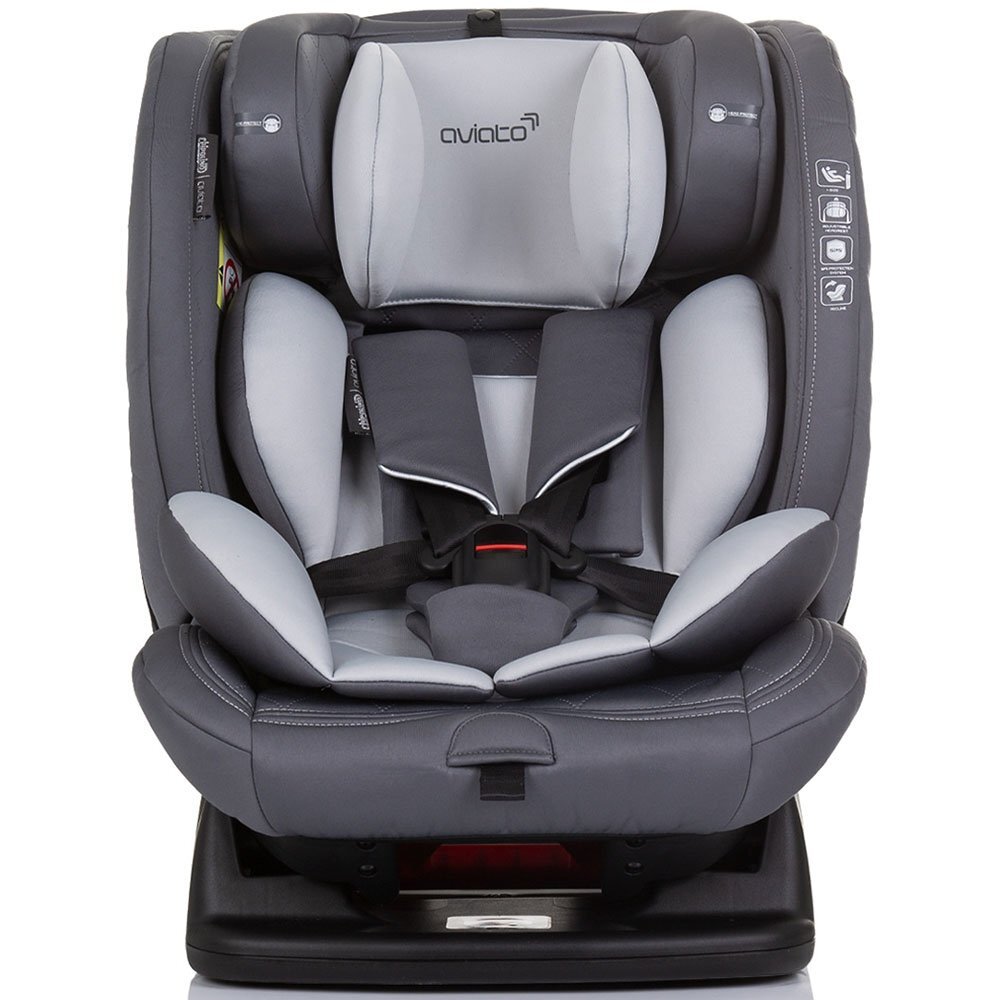 CHIPOLINO Scaun auto Aviato I-Size 40-150 cm ash grey