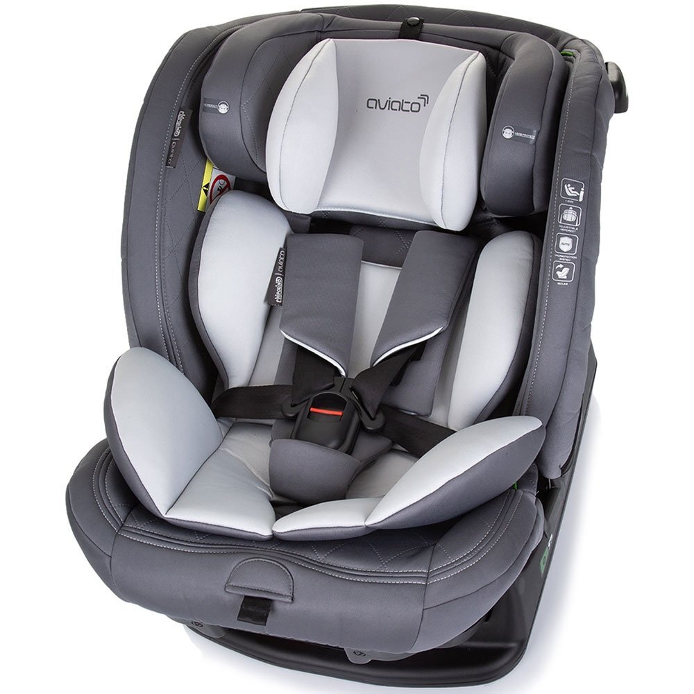 CHIPOLINO Scaun auto Aviato I-Size 40-150 cm ash grey