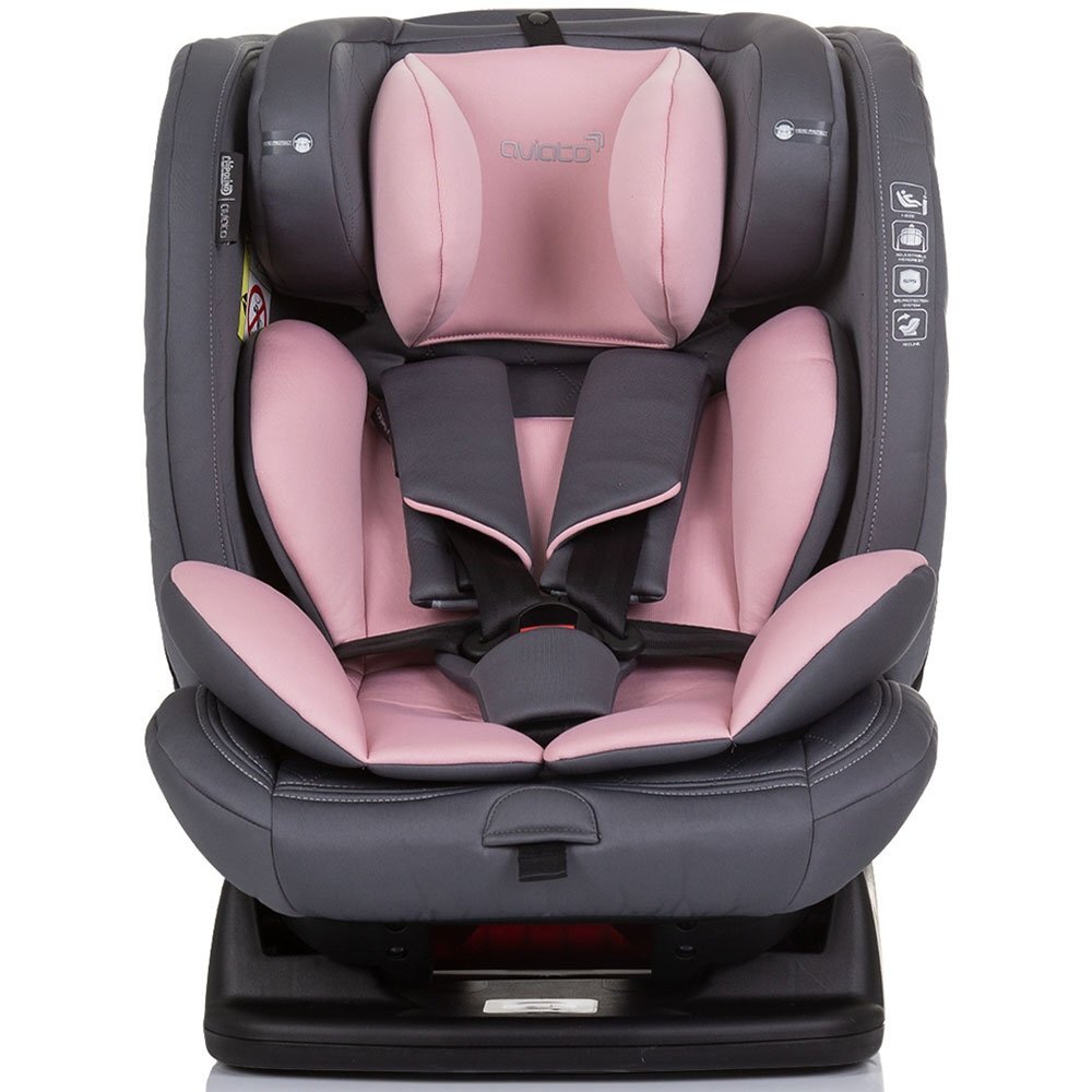 CHIPOLINO Scaun auto Aviato I-Size 40-150 cm flamingo