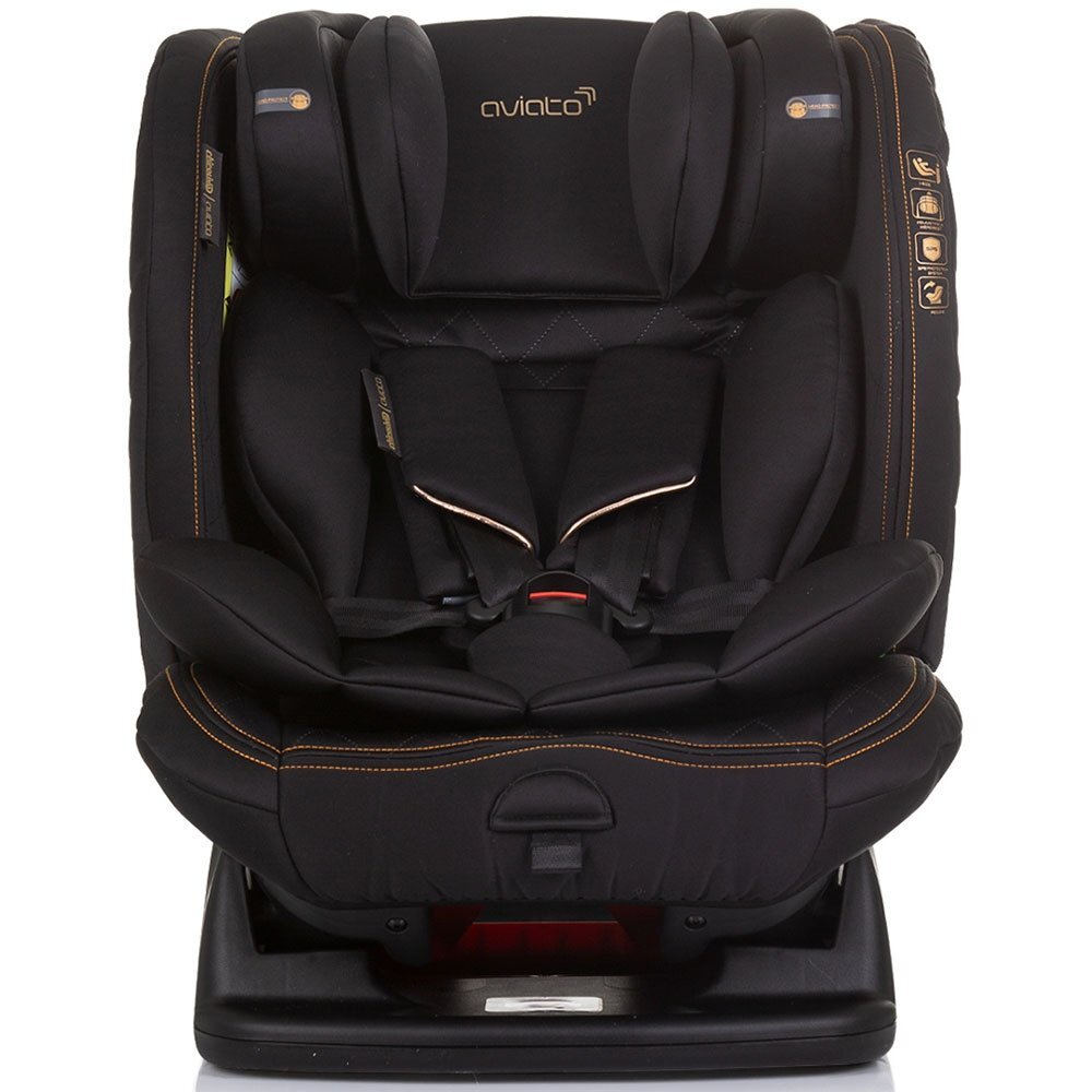 CHIPOLINO Scaun auto Aviato I-Size 40-150 cm obsidian
