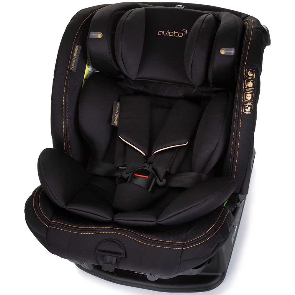 CHIPOLINO Scaun auto Aviato I-Size 40-150 cm obsidian