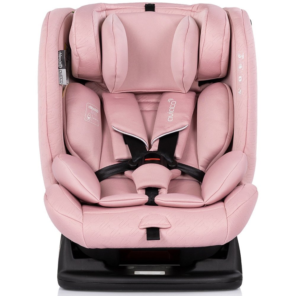 CHIPOLINO Scaun auto Aviato Pink Marshmallow I-Size 40-150 cm spatar reglabil husa detasabila perna moale