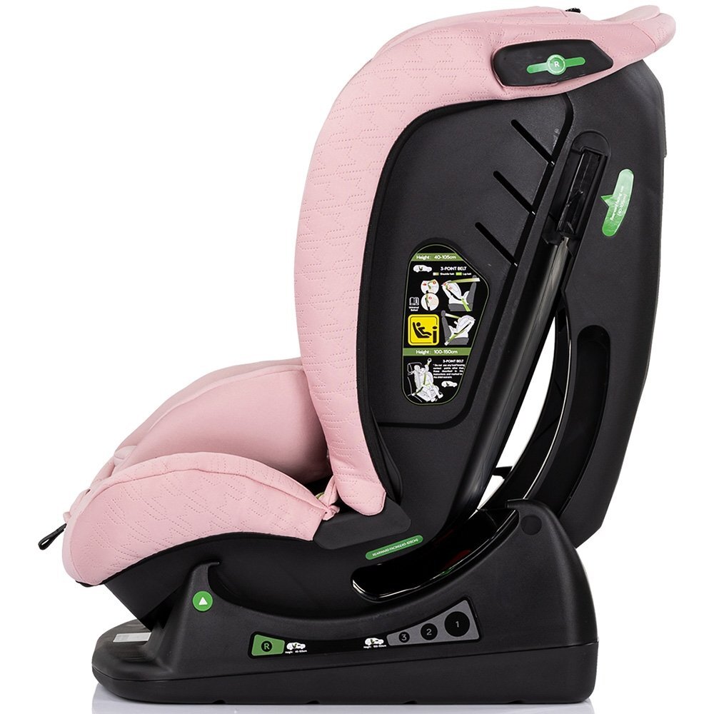 CHIPOLINO Scaun auto Aviato Pink Marshmallow I-Size 40-150 cm spatar reglabil husa detasabila perna moale