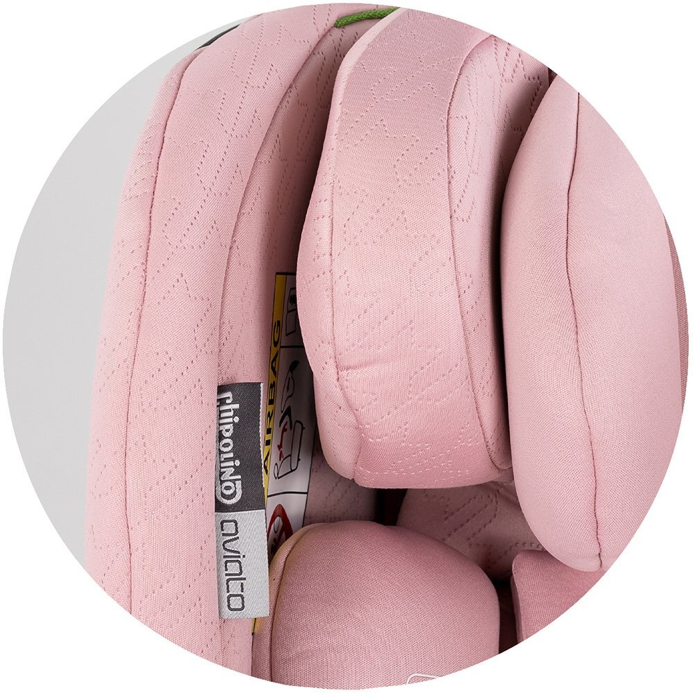 CHIPOLINO Scaun auto Aviato Pink Marshmallow I-Size 40-150 cm spatar reglabil husa detasabila perna moale