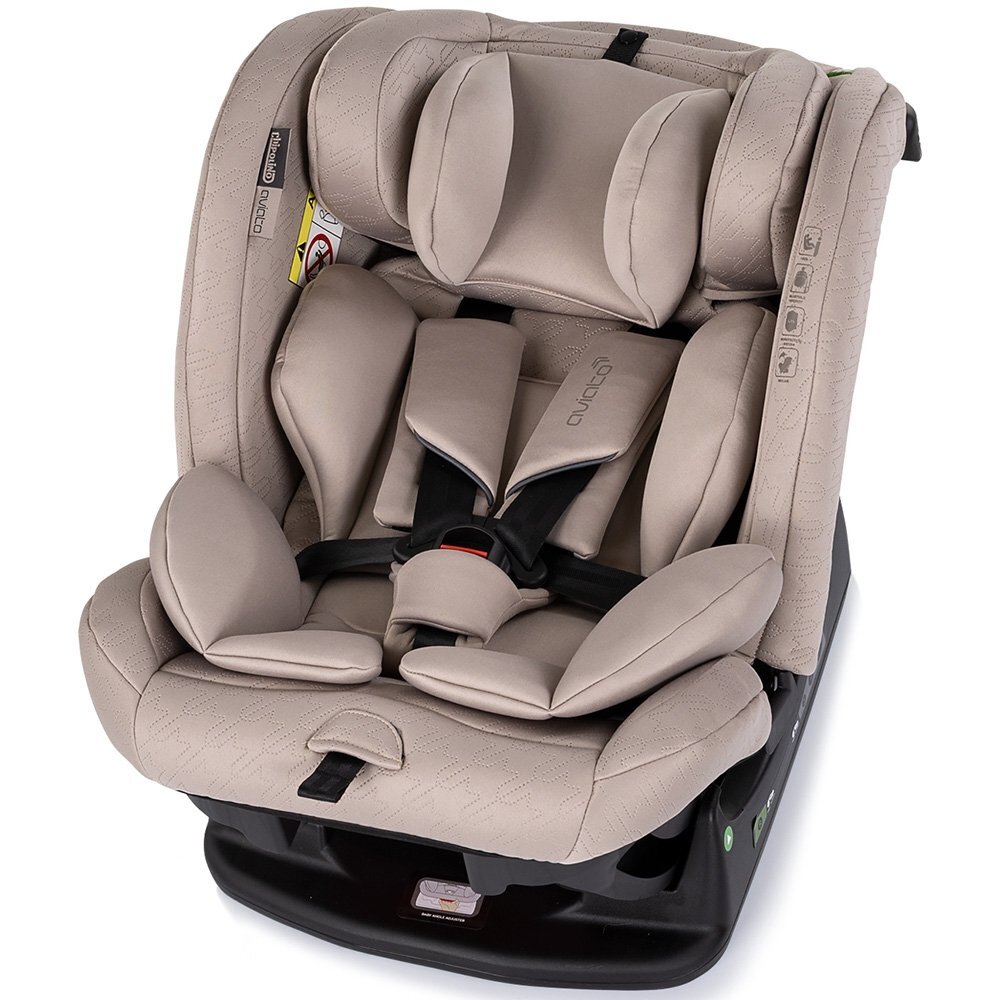 CHIPOLINO Scaun auto Aviato Tiramisu I-Size 40-150 cm spatar reglabil husa detasabila perna moale