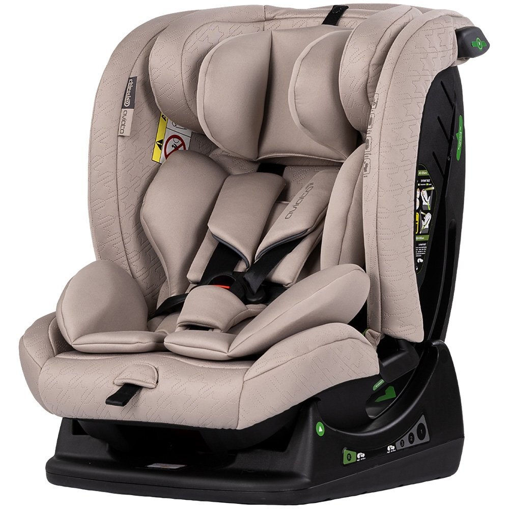 CHIPOLINO Scaun auto Aviato Tiramisu I-Size 40-150 cm spatar reglabil husa detasabila perna moale