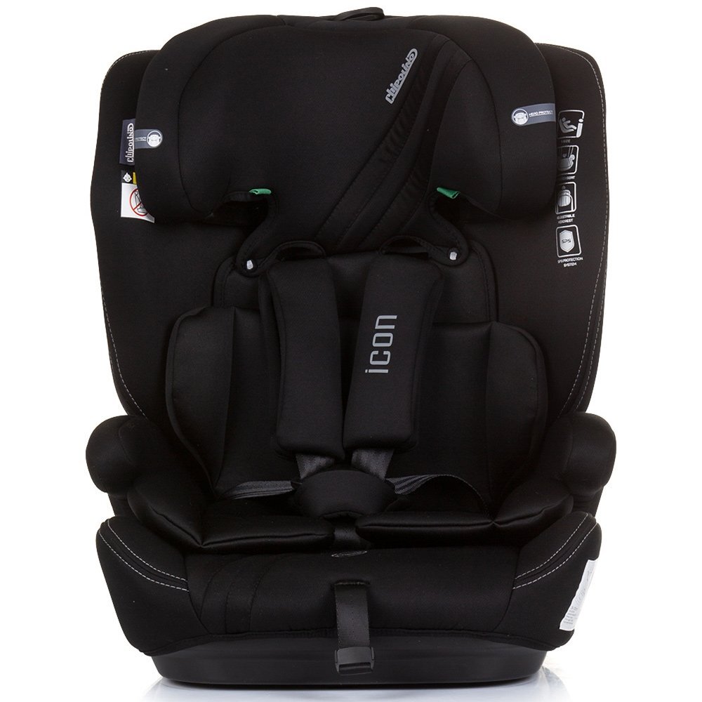 CHIPOLINO Scaun auto Icon I-Size 76-150 cm obsidian