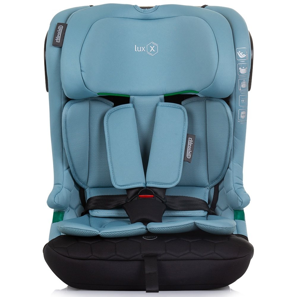 CHIPOLINO Scaun auto Lux X I-Size 76-150 cm cu sistem Isofix pastel blue green