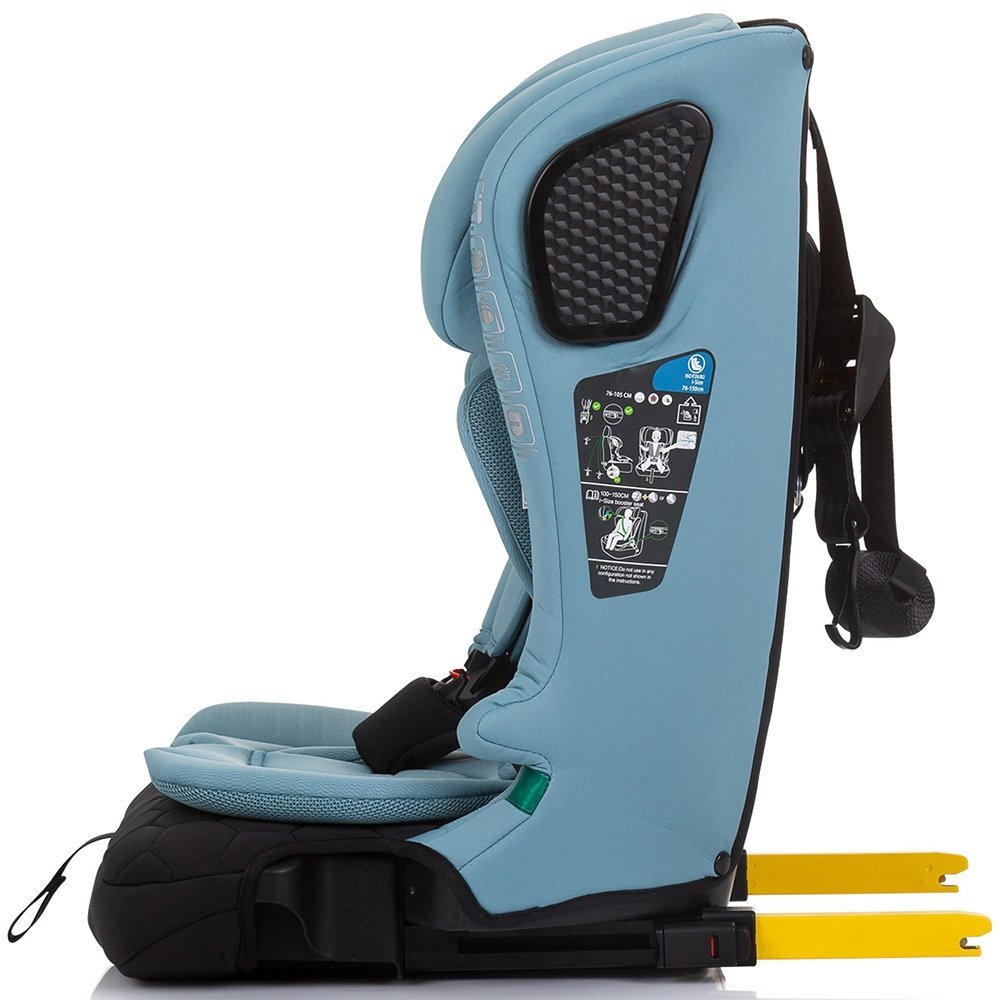 CHIPOLINO Scaun auto Lux X I-Size 76-150 cm cu sistem Isofix pastel blue green