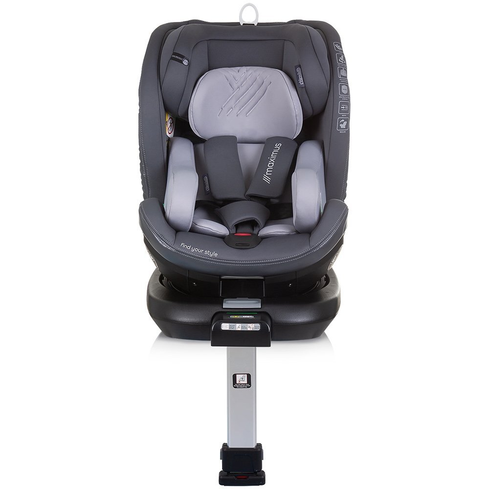 CHIPOLINO Scaun auto Maximus I-Size 40-150 cm granite cu sistem Isofix