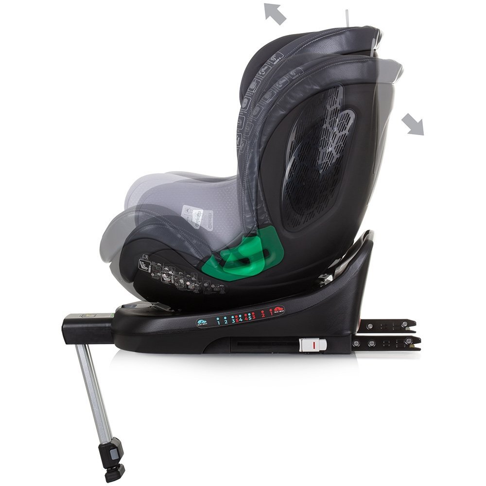 CHIPOLINO Scaun auto Maximus I-Size 40-150 cm granite cu sistem Isofix