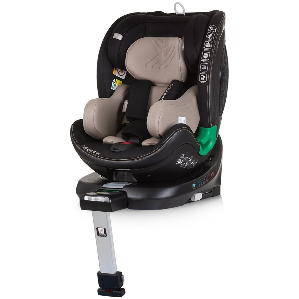 CHIPOLINO Scaun auto Maximus I-Size 40-150 cm macadamia cu sistem Isofix