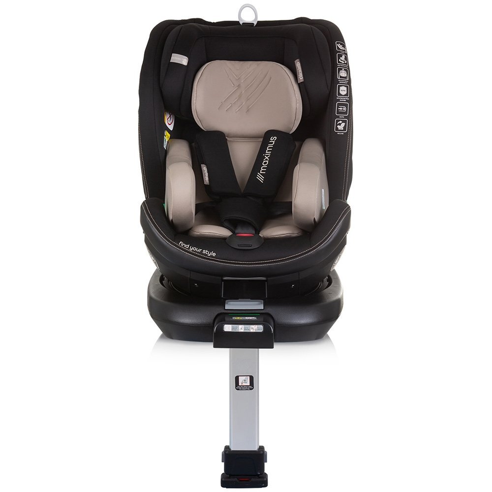 CHIPOLINO Scaun auto Maximus I-Size 40-150 cm macadamia cu sistem Isofix
